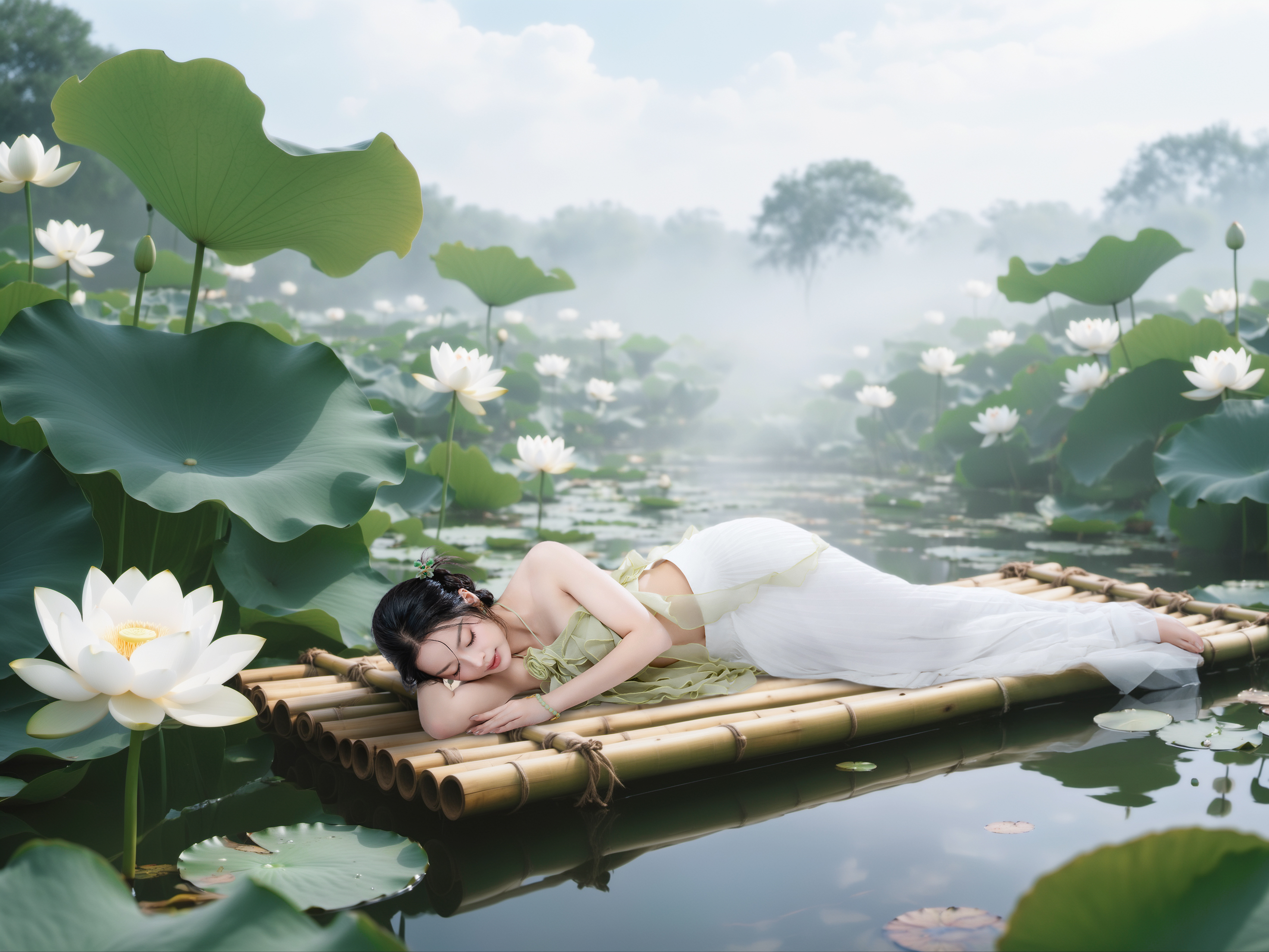 Lotus Reverie: High-End Lookbook Concept - 7