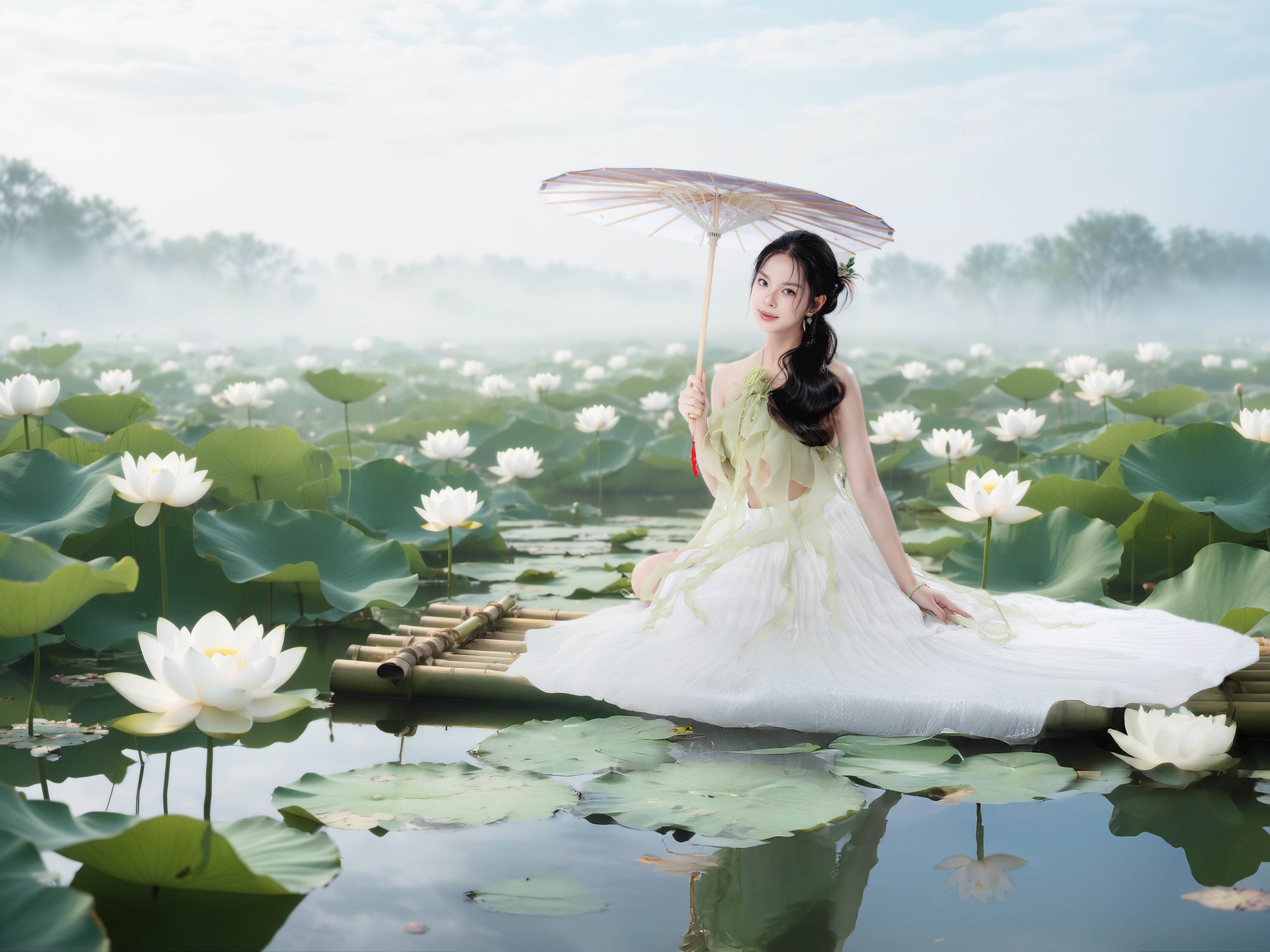 Lotus Reverie: High-End Lookbook Concept - 9